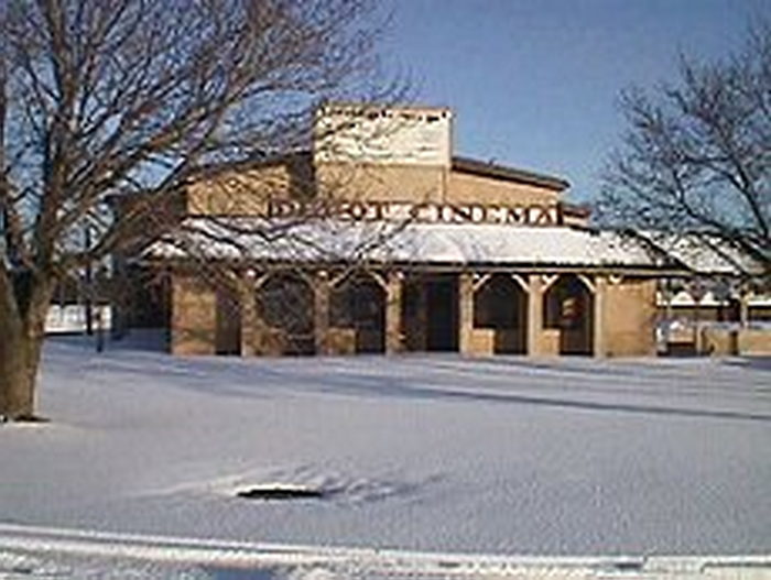 Depot Cinema (Woodside Depot Cinema, Kinross Depot Cinema) - Photo From Real Estate Listing In 2004 (newer photo)